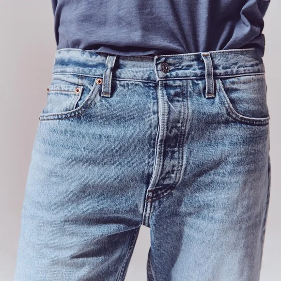 NWT ALEX MILL ORIGINAL 5 POCKET JEANS VINTAGE LIGHT INDIGO 34